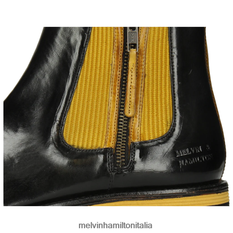 esso Melvin & Hamilton uomini vortice 25 nero stivaletti L80P2P134